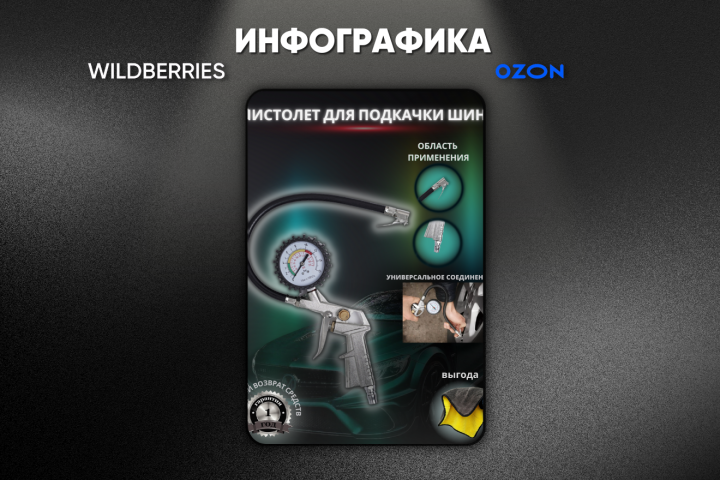 инфографика " подкачка шин"