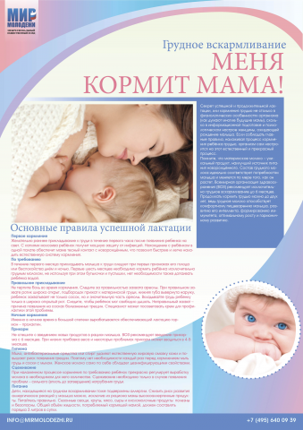 Верстка информационного плаката