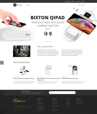 Разработка сайта компании bixtone.me