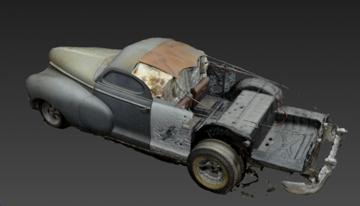 Сканирование кузова автомобиля (фотограмметрия)