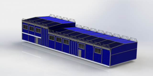 Секционное укрытие для нужд буровой промышленности