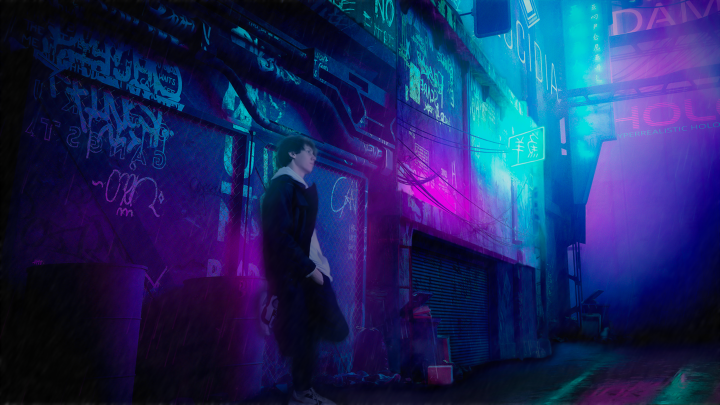 Работы в стиле Cyberpunk