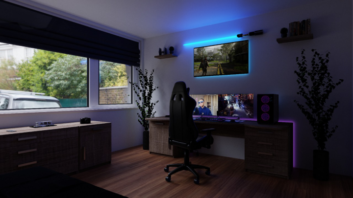 3д модель "комнаты для подростка"