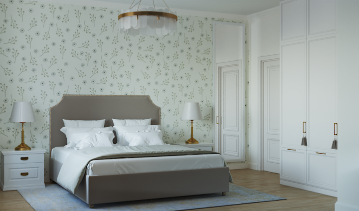 Комната для гостей в американской классике