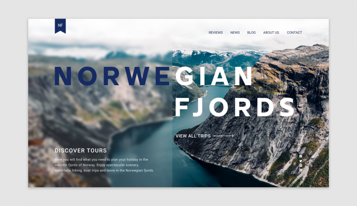 Landing Page для туристического агентства