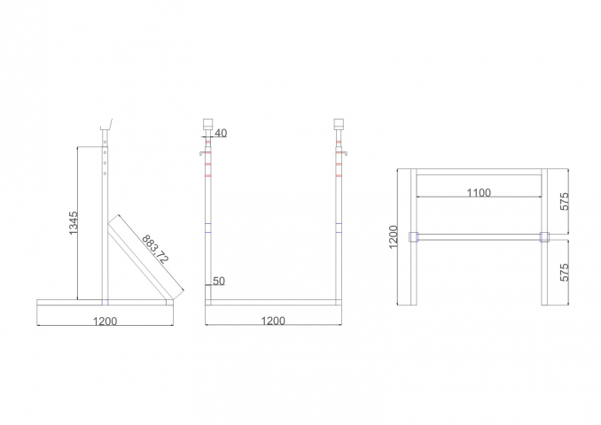 Скамья для присяда со штангой