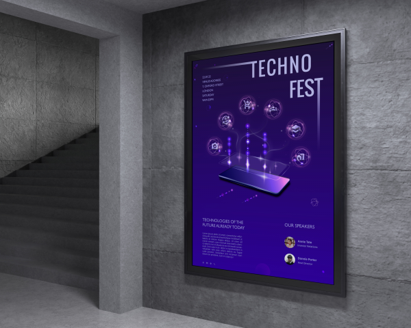 баннер для технофестиваля