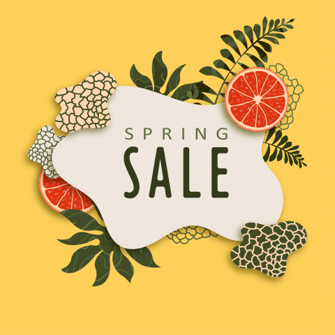 Векторный рекламный пост для соцсетей