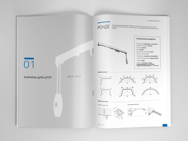Каталог карнизов