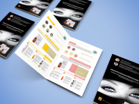 Серия лифлетов для продуктов косметологии