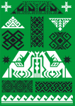 отрисовка орнамента в векторе