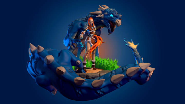 Миниатюра Dragon Tamer под печать