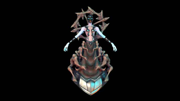 Lowpoly персонаж Аколит
