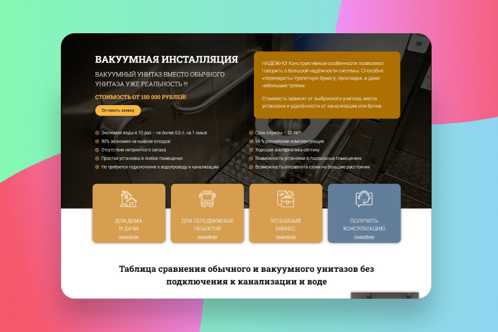 Вакуумные сан.узлы