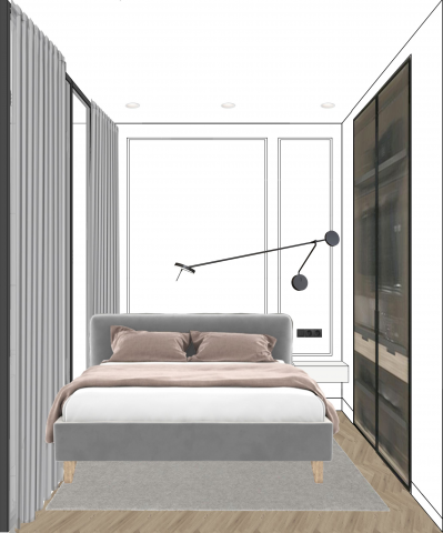 Коллаж спальни