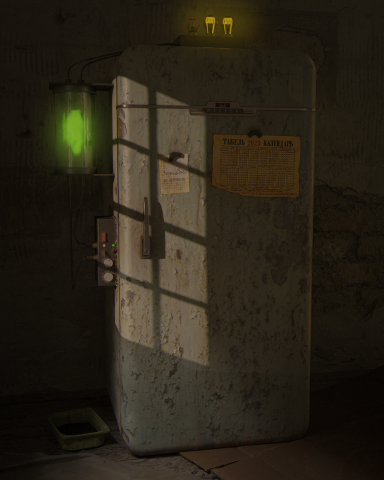 Post-apocalyptic fridge