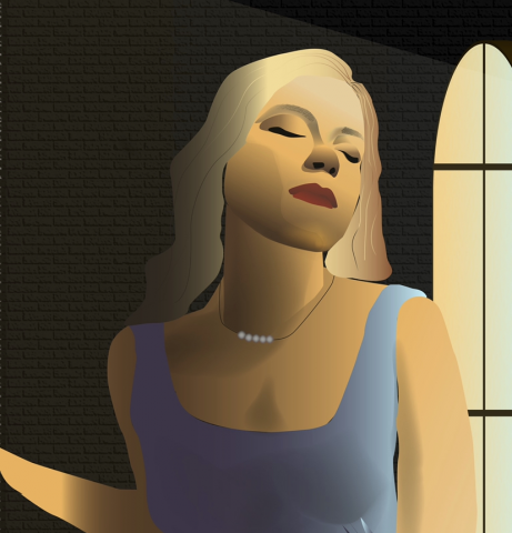 Dreaming woman