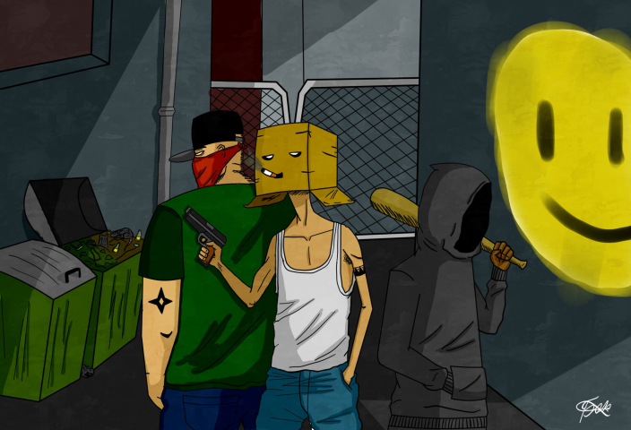 Арт героев комикса