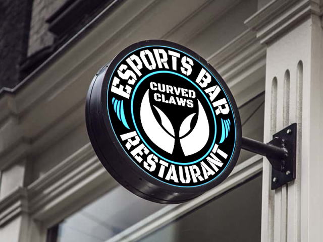 Лого для сайта киберспортивного бара. Учебное задание.