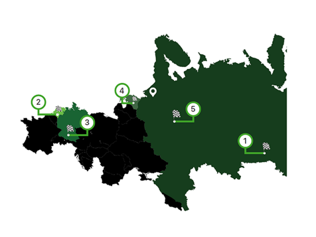 Инфографика для спонсорского отчёта команды Polytech NCM.