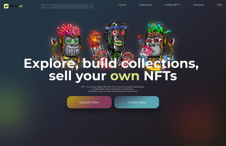 NFT Landing site