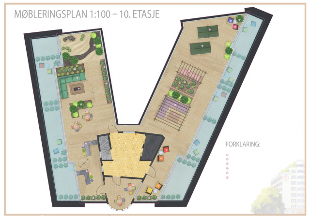 Проект реконструкции помещений - студенческое общежитие в Осло