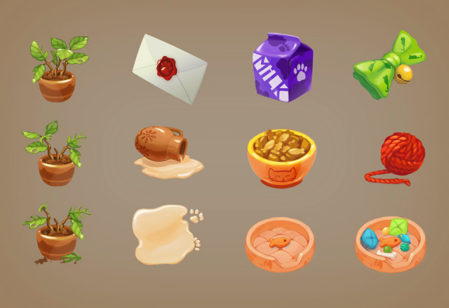 Набор иконок Cute Cats