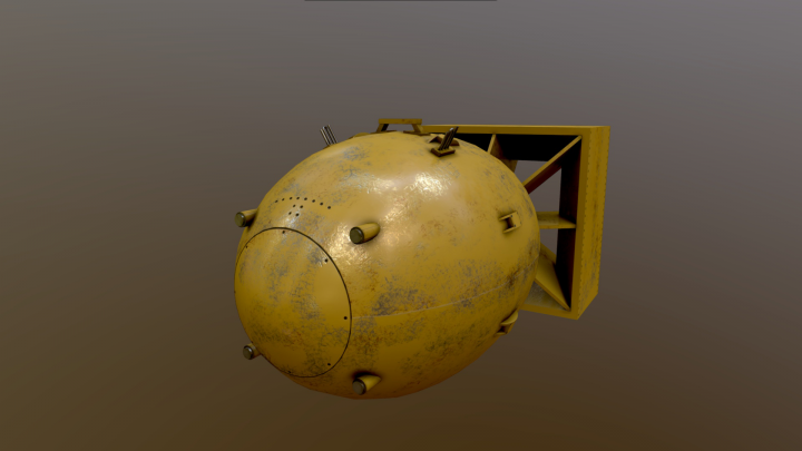 3D модель бомбы