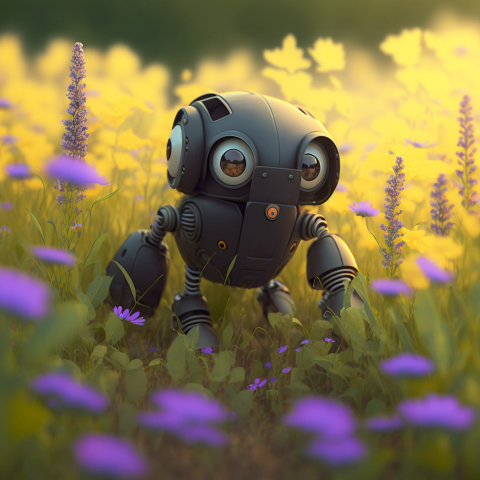 Робот в поле