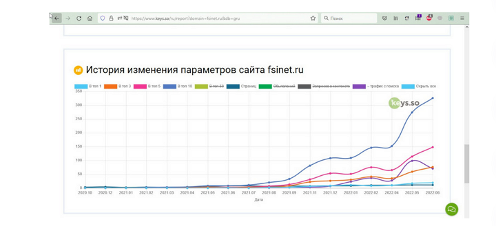 Кейс – продвижение сайта в ТОП-1 по 90% целевых запросов
