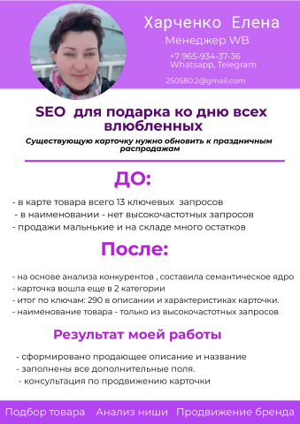 Seo оптимизация карточки товара