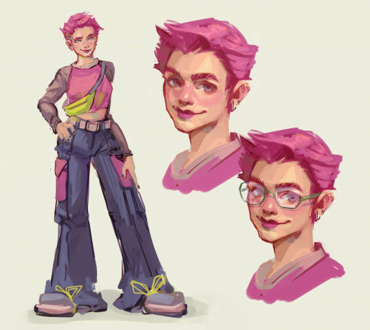 Концепт 2D персонажа