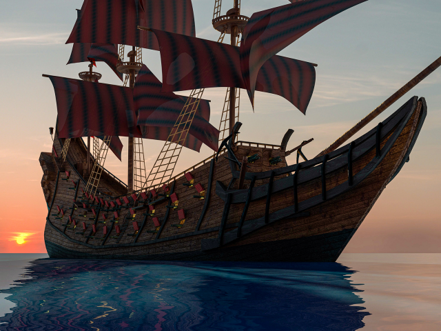 корабль 16 века