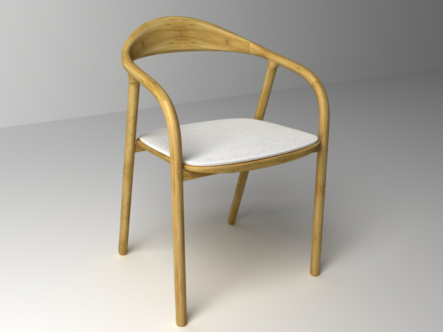 3D моделирование стула