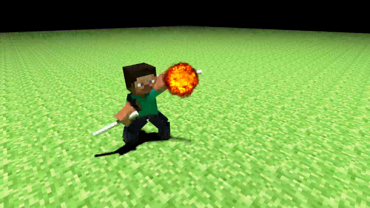 Minecraft анимация