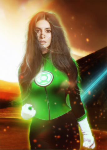 Коллаж фантастического персонажа