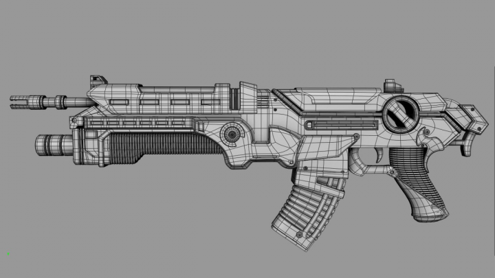 3д модель оружия