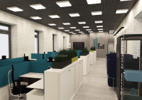 Дизайн проект офиса  (openspace)