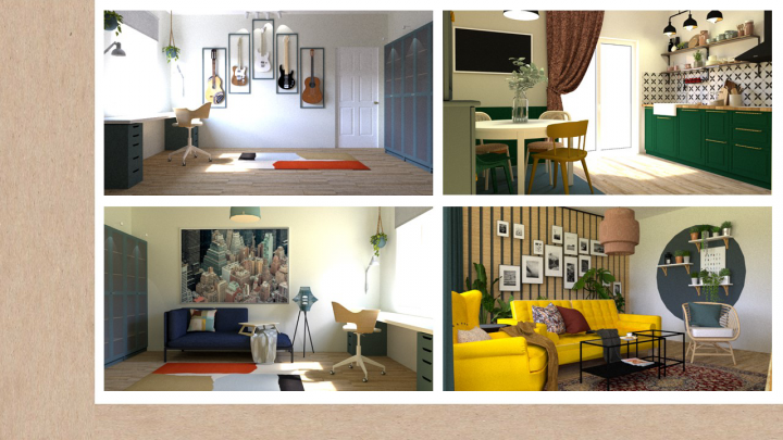 Дизайн-проект Mid-Century Modern