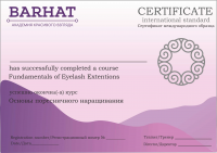 Сертификат обучающего центра