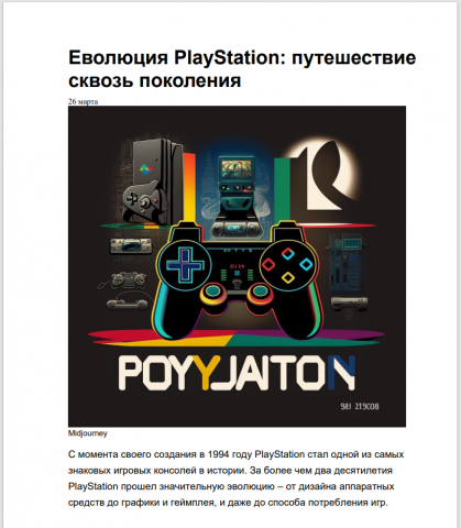 Eволюция PlayStation: путешествие  сквозь поколения