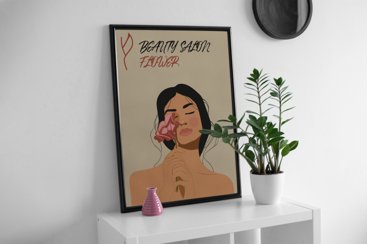 Векторная графика для салона красоты