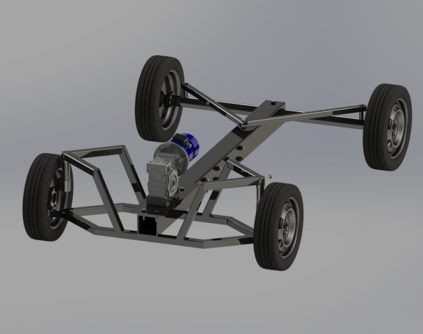 Отрисовка шасси для багги