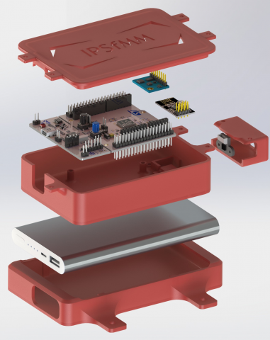 Корпус. Вид с разнесенными частями
