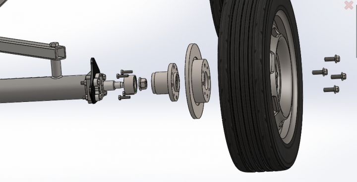 Сборка колеса по чертежам ВАЗ