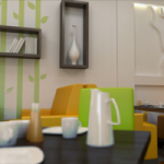 Интерьер кафе "Фудзи"