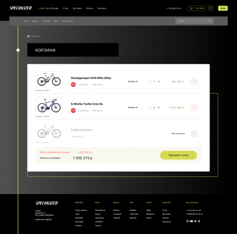 велосипеды Specialized