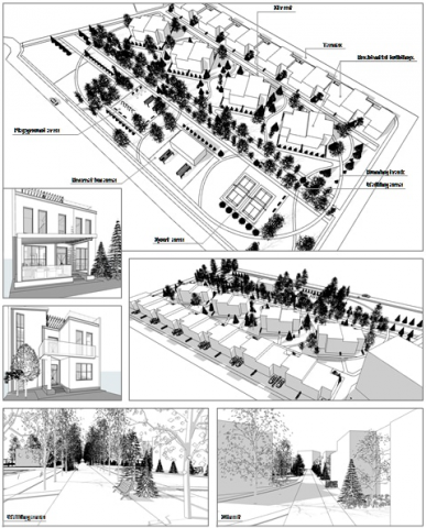 Клубный посёлок на 50 домов.
