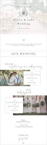 Landing Page Wedding Invitation