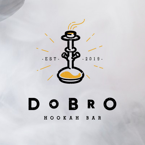 Айдентика для кальянной "DoBro"